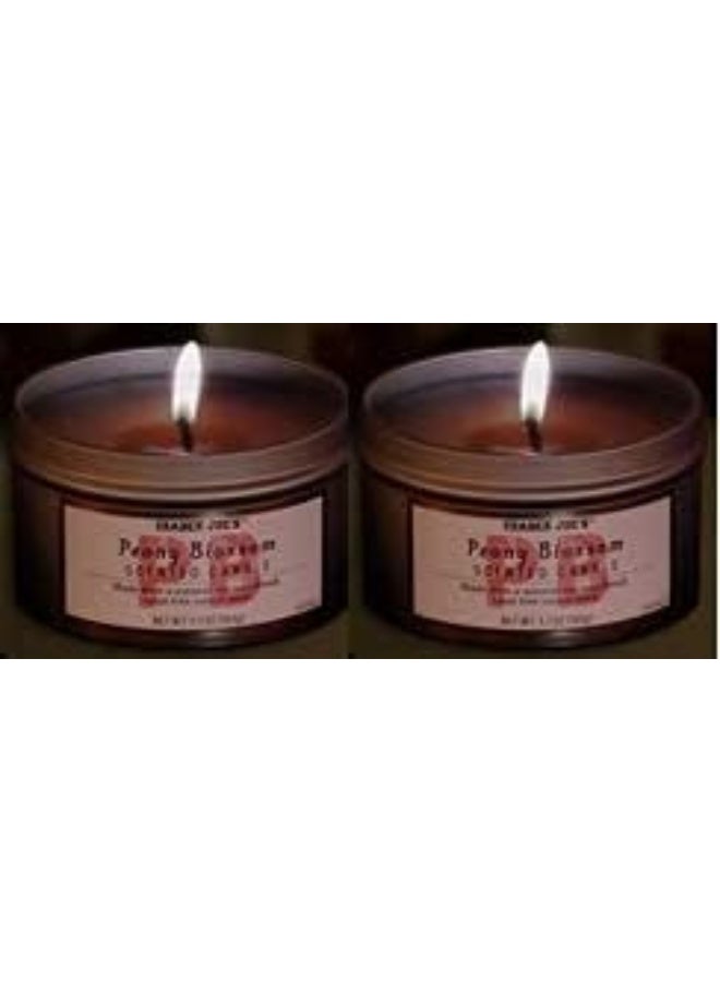 Trader Joe's - Peony Blossom Candle NET WT. 5.7 OZ Each - Set of 2 - Image 3